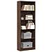 Libreria Rovere Marrone 60x24x176 Cm In Legno Multistrato - Foto miniatura 1