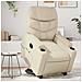 Lusso Casadino -  Poltrona Alzapersona Elettrica Reclinabile Crema In Similpelle - Foto miniatura 8