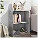 Libreria 2 Ripiani Grigio Cemento 60x30x76,5 Legno Multistrato - Foto miniatura 8