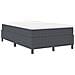 Letto a Molle con Materasso Grigio Scuro Piccola Doppia Tessuto Corduroy - Foto miniatura 3