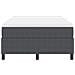 Letto a Molle con Materasso Grigio Scuro Piccola Doppia Tessuto Corduroy - Foto miniatura 7
