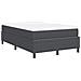 Letto a Molle con Materasso Grigio Scuro Piccola Doppia Tessuto Corduroy - Foto miniatura 9