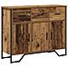 Credenza in legno antico rovere 97x32,5x74,5 cm Legno ingegnerizzato - Foto miniatura 1