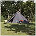 Tenda da famiglia Tipi grigia e arancione impermeabile per 12 persone - Foto miniatura 2