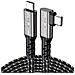 Cavo Usb4 Ad Angolo Retto 40gbps Ad Alta Velocità, Compatibile Con Thunderbolt 4/3 1 M - Foto miniatura 1