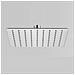 Soffione Doccia Ultraslim Quadrato Acciaio Inox Lucido 20x20 Cm Ibiza Cromato - Foto miniatura 1