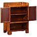 Cabinet per scarpe 55x35x75 cm in legno massello di acacia - Foto miniatura 3