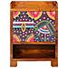 Cabinet per scarpe 55x35x75 cm in legno massello di acacia - Foto miniatura 4