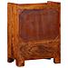 Cabinet per scarpe 55x35x75 cm in legno massello di acacia - Foto miniatura 6