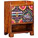 Cabinet per scarpe 55x35x75 cm in legno massello di acacia - Foto miniatura 7