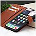Custodia A Portafoglio Per Iphone 14 Pro Max Con Supporto E Linguetta Magnetica, Marrone - Foto miniatura 3
