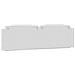 Cuscino Testiera Bianco 183 cm in Similpelle - Foto miniatura 7