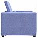 Divano Letto Singolo Blu Jeans 90 x 165 x 87 cm Tessuto - Foto miniatura 6