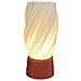 Lampada Da Scrivania Dimmerabile Usb Con Base 3d - Luce Notturna Da Comodino Stile Nordico - Foto miniatura 1
