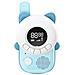 2 Walkie-talkie Per Bambini Schermo Lcd Retroilluminato, Modello Meow, Blu - Foto miniatura 4