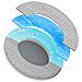 Cuscinetti Auricolari Di Ricambio Compatibili Con Cuffie Bose Qc45/qc45ii/qc45sc/qc35/qc35ii (paio) Grey - Foto miniatura 2