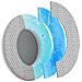 Cuscinetti Auricolari Di Ricambio Compatibili Con Cuffie Bose Qc45/qc45ii/qc45sc/qc35/qc35ii (paio) Grey - Foto miniatura 1
