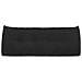 Cuscino per Schiena Nero 120 x 24 x 50 cm Tessuto - Foto miniatura 6