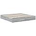 Letto con Contenitore con testiera Grigio Sonoma 200 x 200 cm - Foto miniatura 6