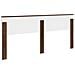 Testiera con testiera Rovere Marrone 200 cm Legno multistrato - Foto miniatura 6