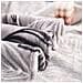 Coperta In Pile Di Flanella Grigia - Morbida, Calda E Accogliente Per Tutte Le Stagioni  L - Foto miniatura 2