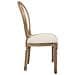 Sedia In Legno Imbottita Beige 48x46x48/96h - Foto miniatura 3