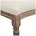 Sedia In Legno Imbottita Beige 48x46x48/96h - Foto miniatura 5