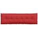 Cuscino per Schiena Rosso 180 x 19 x 50 cm Tessuto - Foto miniatura 6