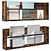 Scaffale per riviste 2 pcs Rovere fumé 80 x 12 x 30 cm - Foto miniatura 3