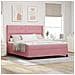 Letto a molle con materasso Rosa 180 x 200 cm Velluto - Foto miniatura 2