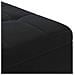 Pouf contenitore con cuscino Nero 60 x 60 x 45 cm Velluto - Foto miniatura 7