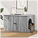 Casa per Gatti Grigio Sonoma 85 x 55 x 50 cm Legno multistrato - Foto miniatura 2