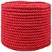Corda Rosso 1,2 x 1,2 x 10000 cm Cotone - Foto miniatura 1