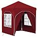 Tenda per feste a pop-up 192 x 192 x 245 cm Borgogna - Foto miniatura 1