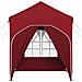 Tenda per feste a pop-up 192 x 192 x 245 cm Borgogna - Foto miniatura 7