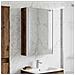 Mobiletto per specchio da bagno Legno vecchio 33 x 11,5 x 50 cm - Foto miniatura 2