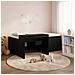 Letto alto per bambini con scrivania Nero 80 x 200 cm - Foto miniatura 2