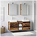 Set di mobili per il bagno 5 pcs Legno antico - Foto miniatura 4
