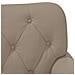 Loveseat con bottoni imbottiti Cappuccino 120 x 65 x 77 cm - Foto miniatura 7