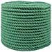 Corda di Cotone 12 mm 50 m Verde 100% Cotone - Foto miniatura 1