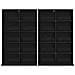 Mobile per CD 2 pz Rovere Nero 65 x 23,5 x 97,5 cm - Foto miniatura 6