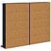Mobile per CD 2 pz Rovere Nero 65 x 23,5 x 97,5 cm - Foto miniatura 8