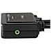 Switch KVM cavo HDMI USB 2 porte con audio e switch remoto - Alimentazione USB - Foto miniatura 3
