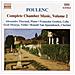 Poulenc Francis - Musica Da Camera (integrale) Vol. 2: Sonata X Vl, Bagatella X Vl E Pf, Sonata X C - Foto miniatura 1