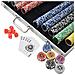 Set Da Poker Con 1000 Chips Laser Alluminio - Foto miniatura 3