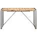 Tavolo da Pranzo 140x70x75 cm in Legno Massello di Mango Grezzo - Foto miniatura 3