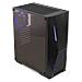 Nox Infinity Delta -nxinftydelta- Semitorre Striscia Led Argb Atx-micro Atx-itx, Laterale Acrilico, 2 Ventole Argb 120 Mm Preinstallate, Usb 3.0, Spazio Per Fino A 8 Ventole, Colore: Nero - Foto miniatura 6