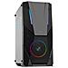 Nox Infinity Delta -nxinftydelta- Semitorre Striscia Led Argb Atx-micro Atx-itx, Laterale Acrilico, 2 Ventole Argb 120 Mm Preinstallate, Usb 3.0, Spazio Per Fino A 8 Ventole, Colore: Nero - Foto miniatura 1