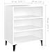 Credenza Bianca 57x35x70 cm in Legno Multistrato - Foto miniatura 6