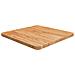 Piano Tavolo Quadrato Marrone Chiaro 50x50x2,5 Rovere Trattato - Foto miniatura 1